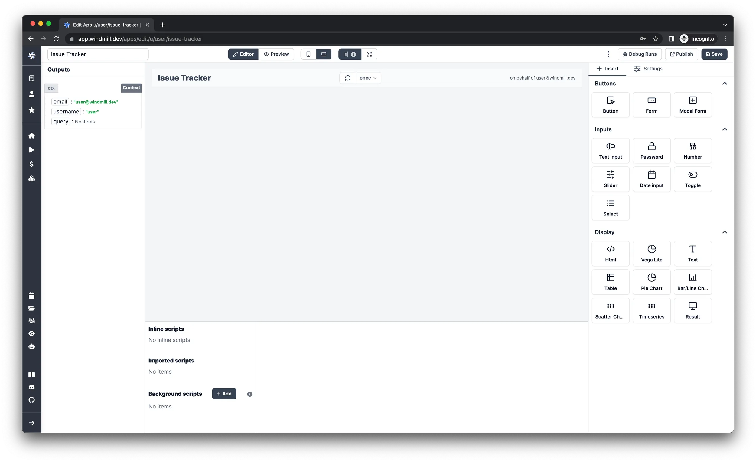 Windmill base application