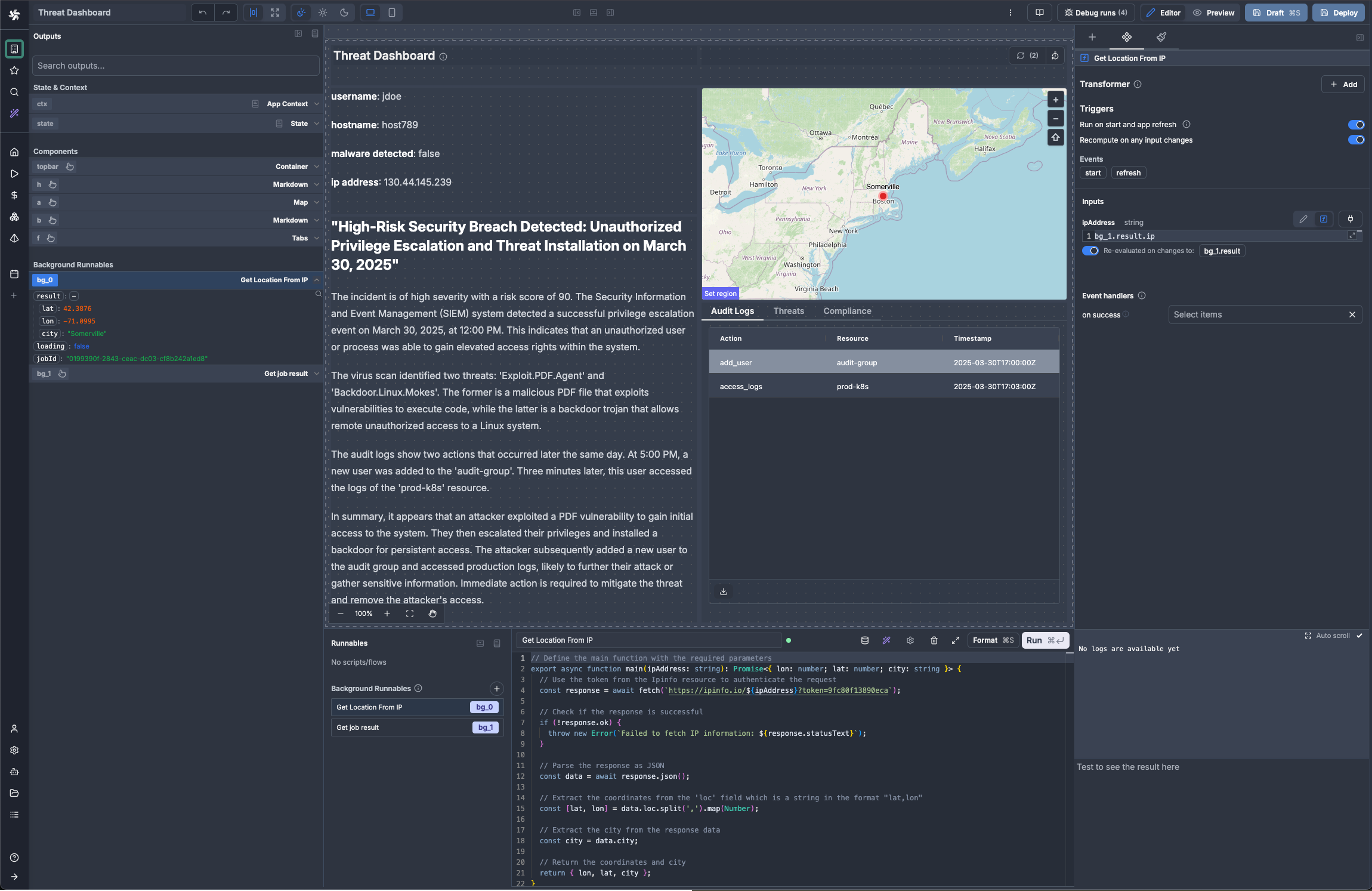 SOAR Incident Response Flow