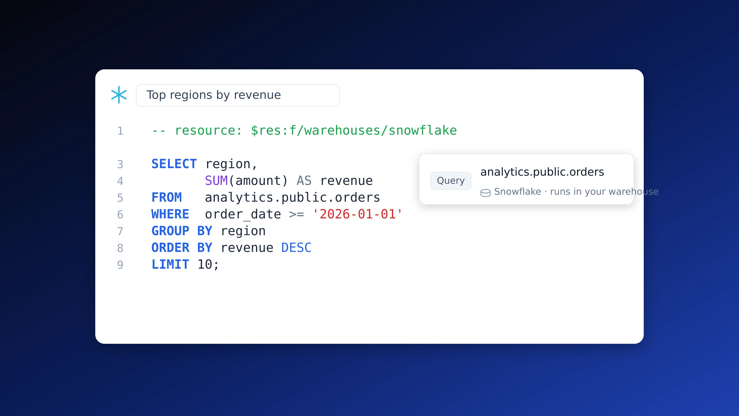 Snowflake & BigQuery